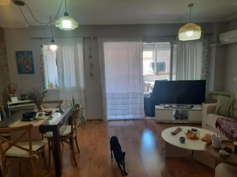 Sala d'estar de Pis en venda en Alicante / Alacant amb Aire condicionat, Calefacció i Terrassa
