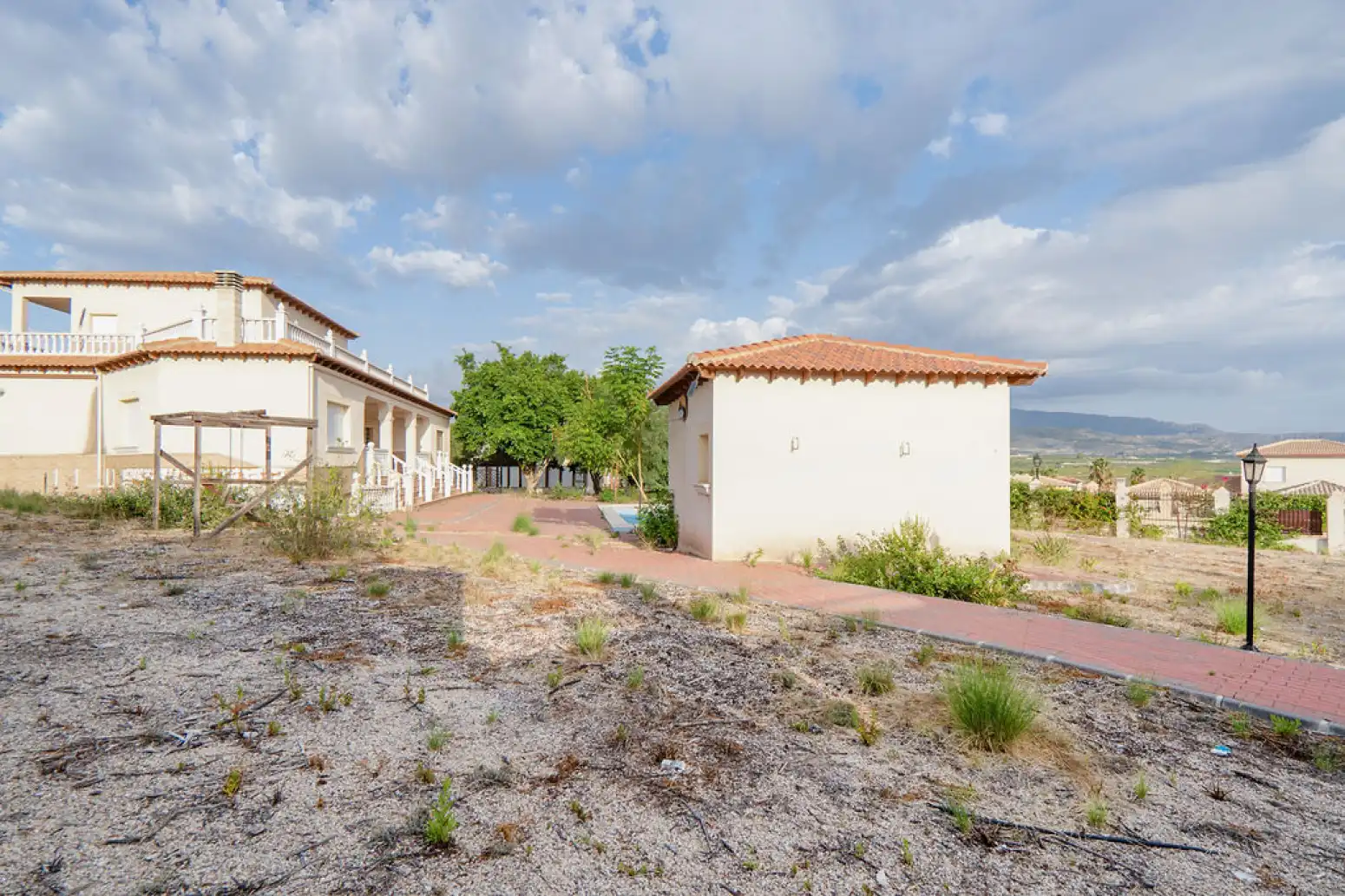 Vista exterior de Casa o chalet en venta en Campos del Río con Jardín privado, Terraza y Piscina