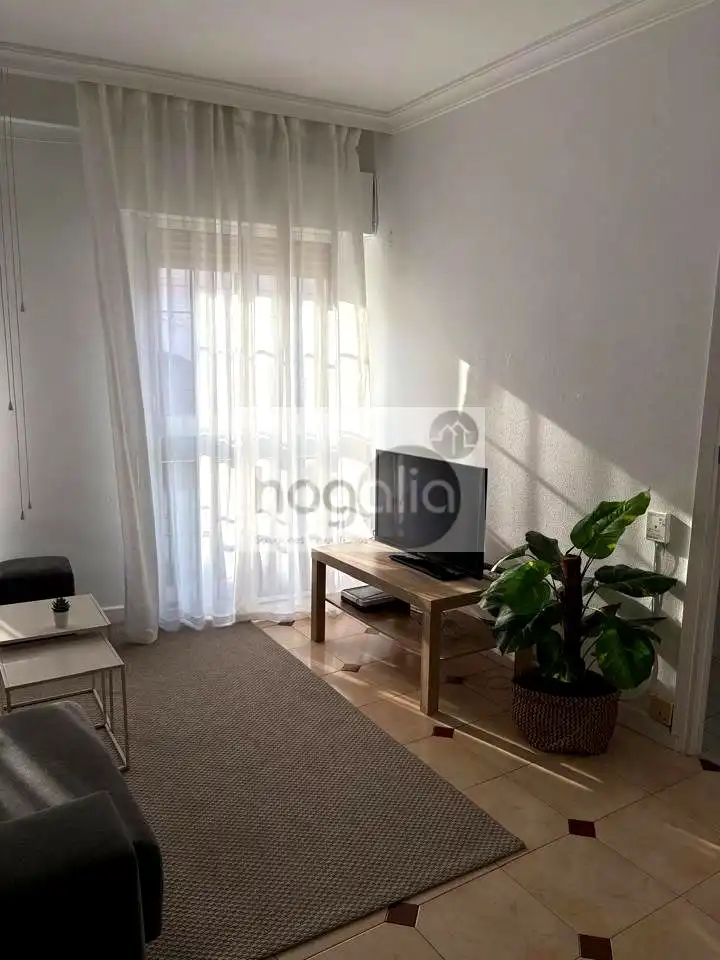 Living room of Flat for rent in Sevilla  with Air Conditioner, Furnished and Balcony