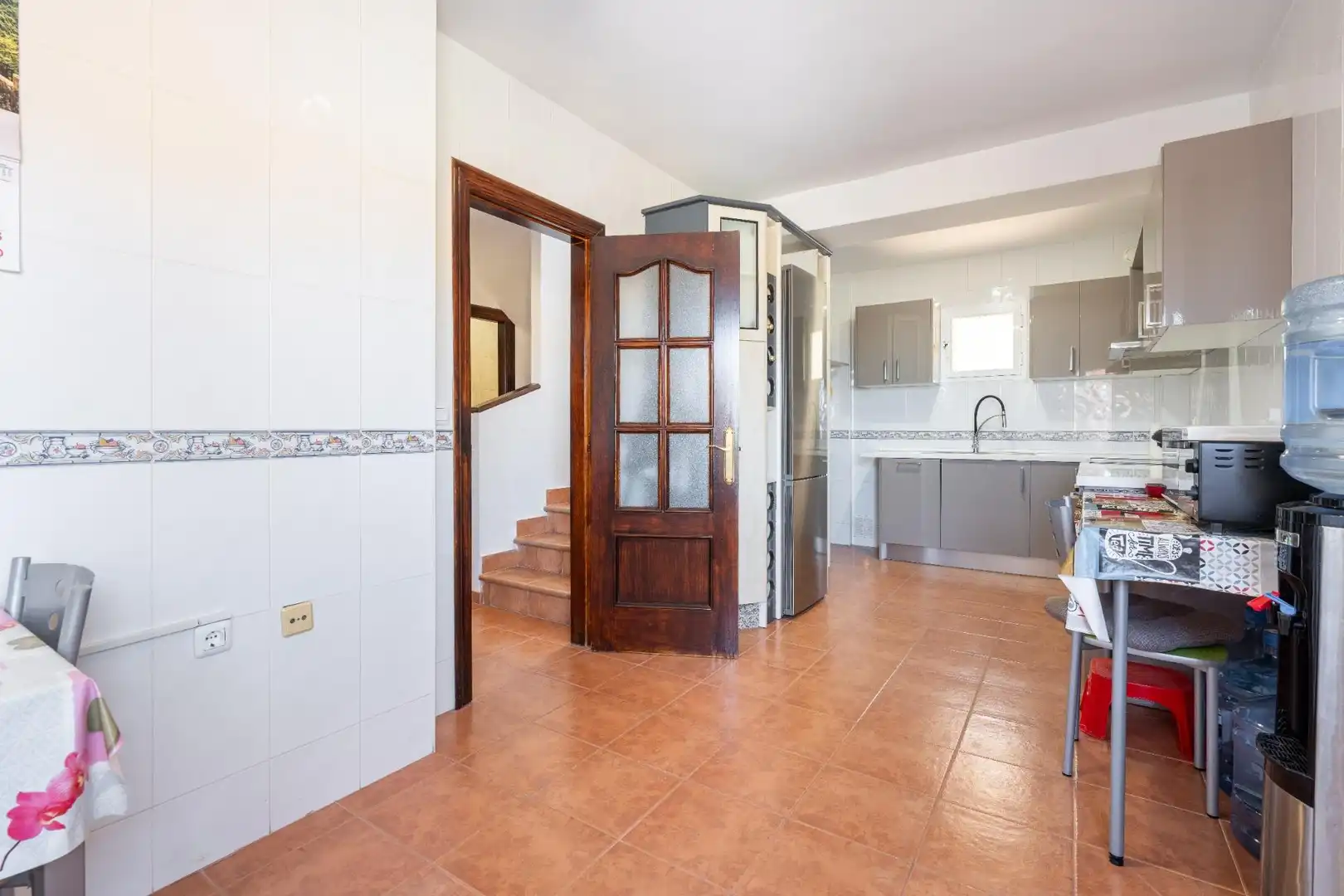 Küche von Maisonette zum Verkauf in Vícar mit Klimaanlage, Heizung und Privatgarten