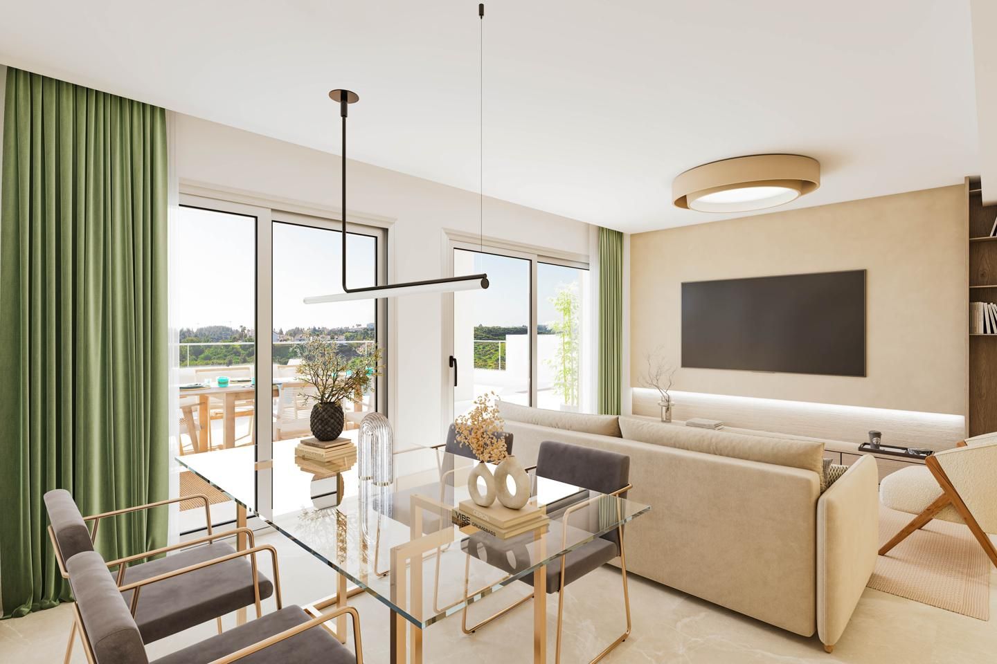 Living room of Duplex for sale in Mijas  with Air Conditioner, Heating and Private garden