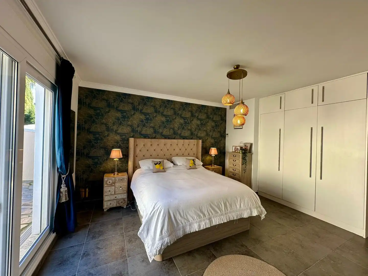 Bedroom of Houses for sale in Estepona  with Air Conditioner, Private garden and Terrace