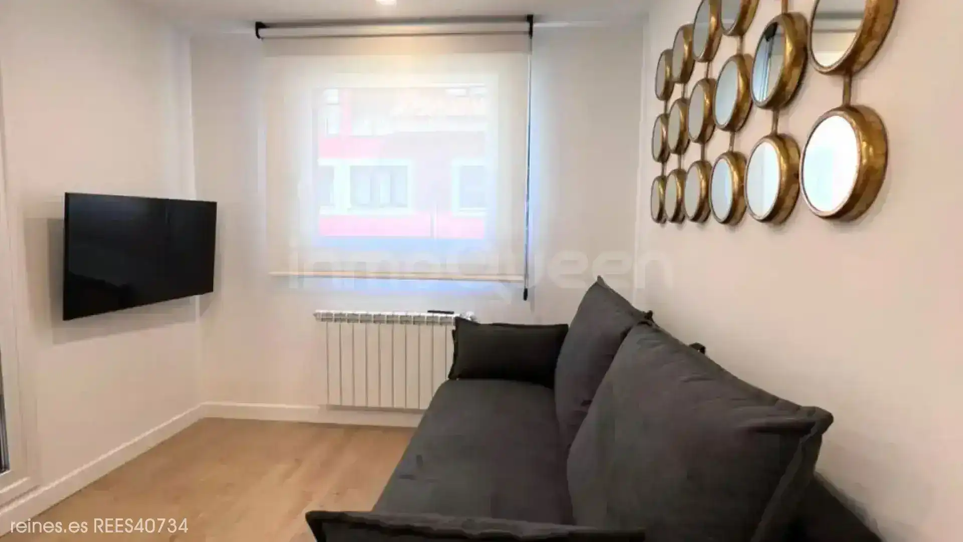 Sala d'estar de Apartament de lloguer en Llanes amb Calefacció i Moblat