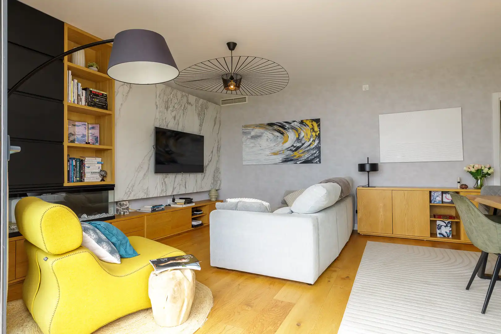 Living room of Attic for sale in Málaga  with Air Conditioner, Terrace and Swimming Pool