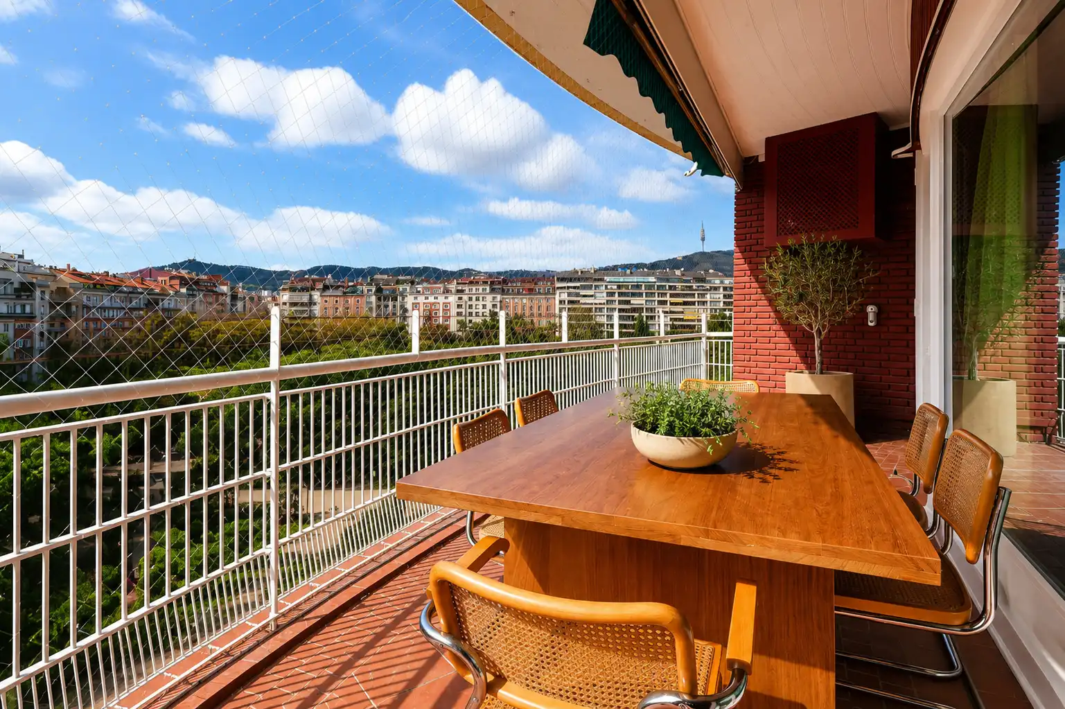 Terraza de Piso de alquiler en Barcelona con Aire acondicionado, Calefacción y Terraza
