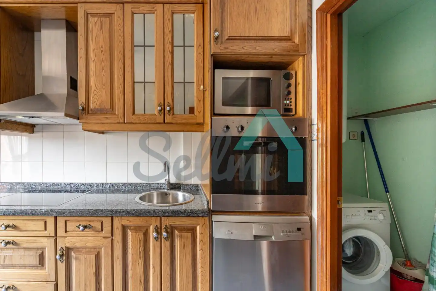 Kitchen of Flat for sale in Allande  with Heating, Terrace and Storage room