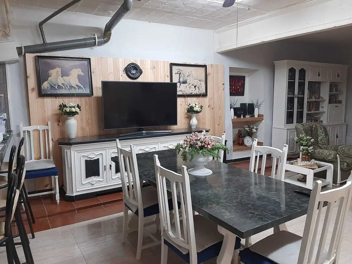 Comedor de Casa o chalet en venta en Pueyo de Santa Cruz con Aire acondicionado, Calefacción y Jardín privado