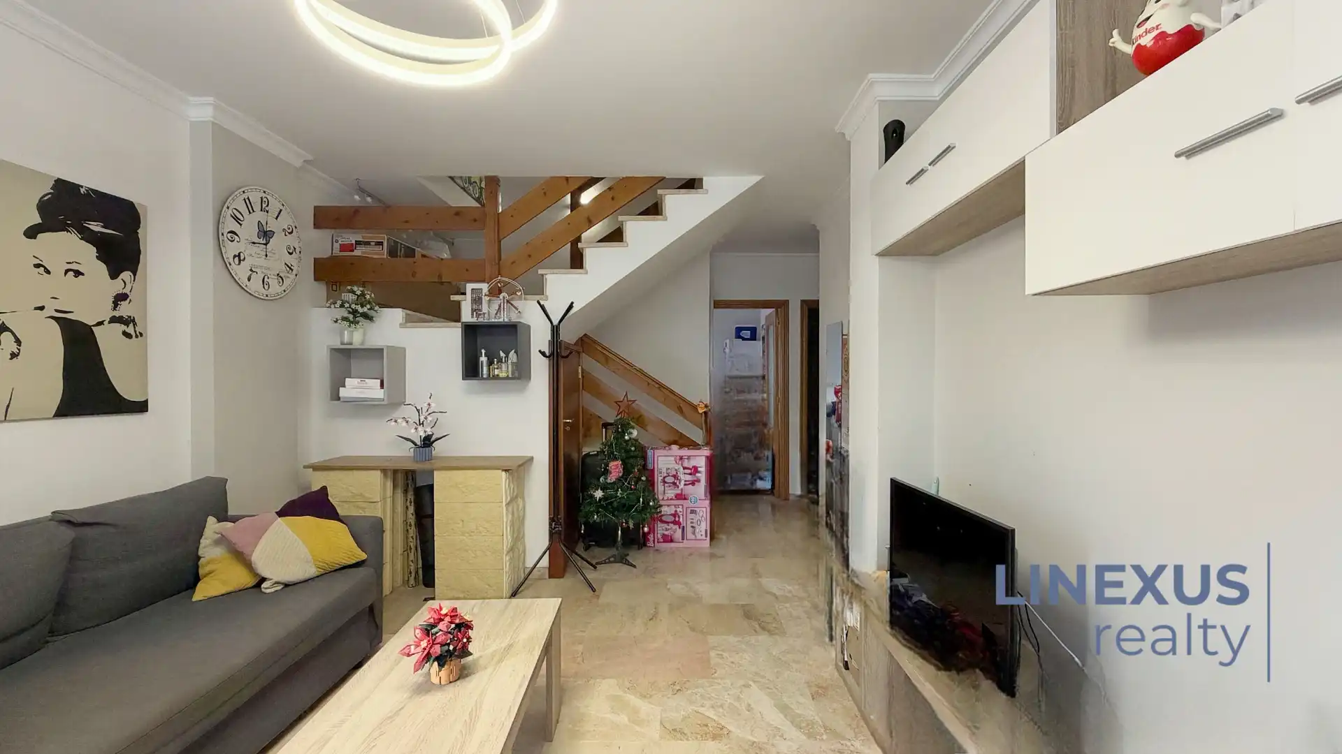 Wohnzimmer von Maisonette zum Verkauf in Las Palmas de Gran Canaria mit Parkett, Möbliert und Ofen