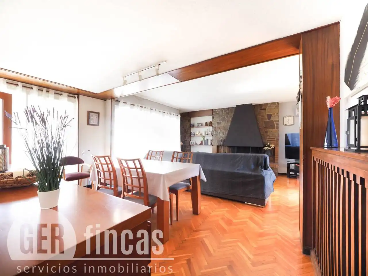 Sala d'estar de Casa o xalet en venda en Terrassa amb Aire condicionat, Calefacció i Parquet