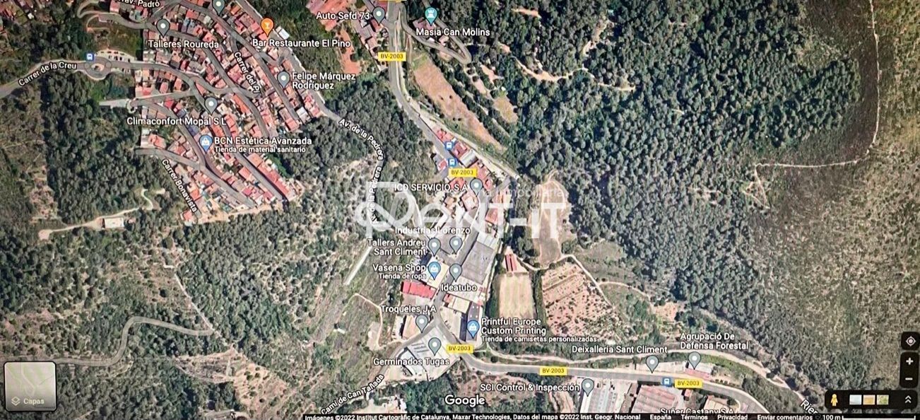 Terreny industrial en venda en Sant Climent de Llobregat