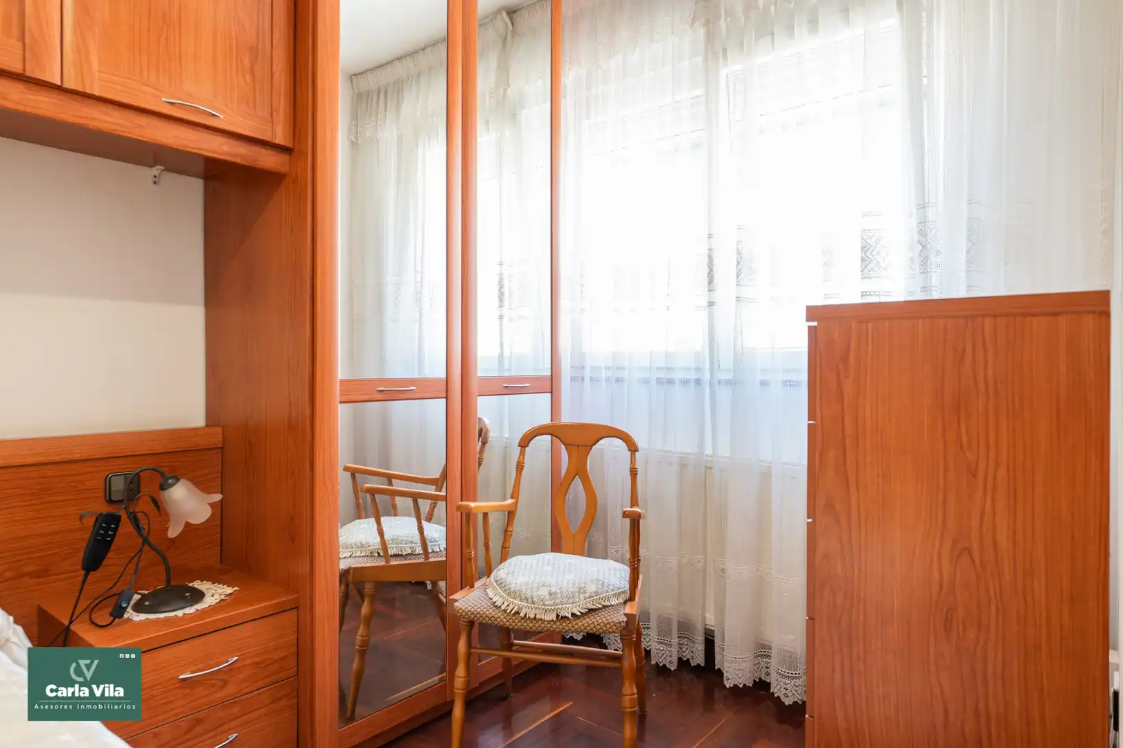 Bedroom of Apartments for sale in Lugo  with Heating, Parquet flooring and Storage room