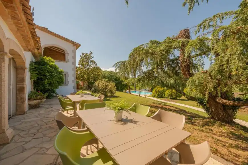 Jardí de Finca rústica en venda en Riudarenes amb Aire condicionat, Calefacció i Jardí privat