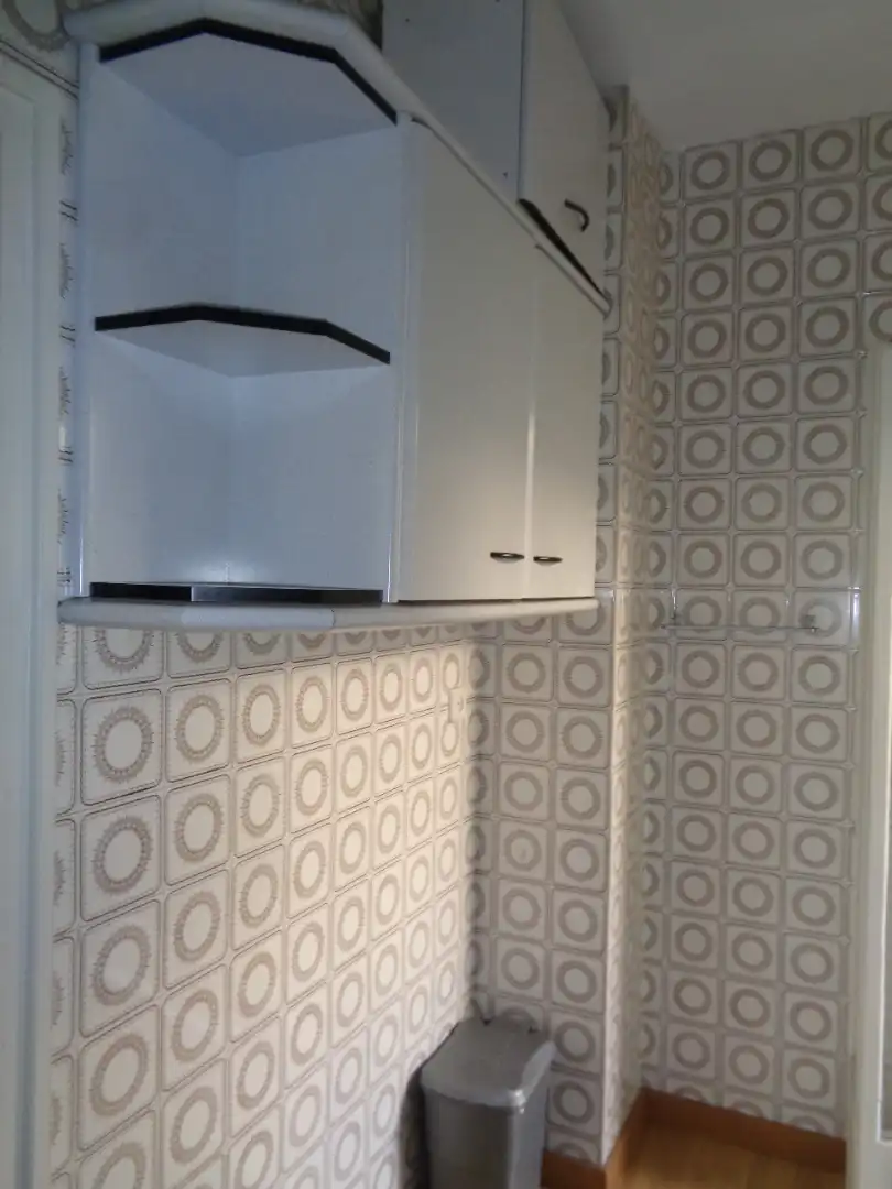 Cocina de Piso de alquiler en Barcelona con Lavadora y Balcón