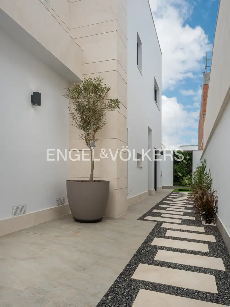 Terraza de Casa o chalet en venta en San Pedro del Pinatar con Aire acondicionado, Calefacción y Jardín privado