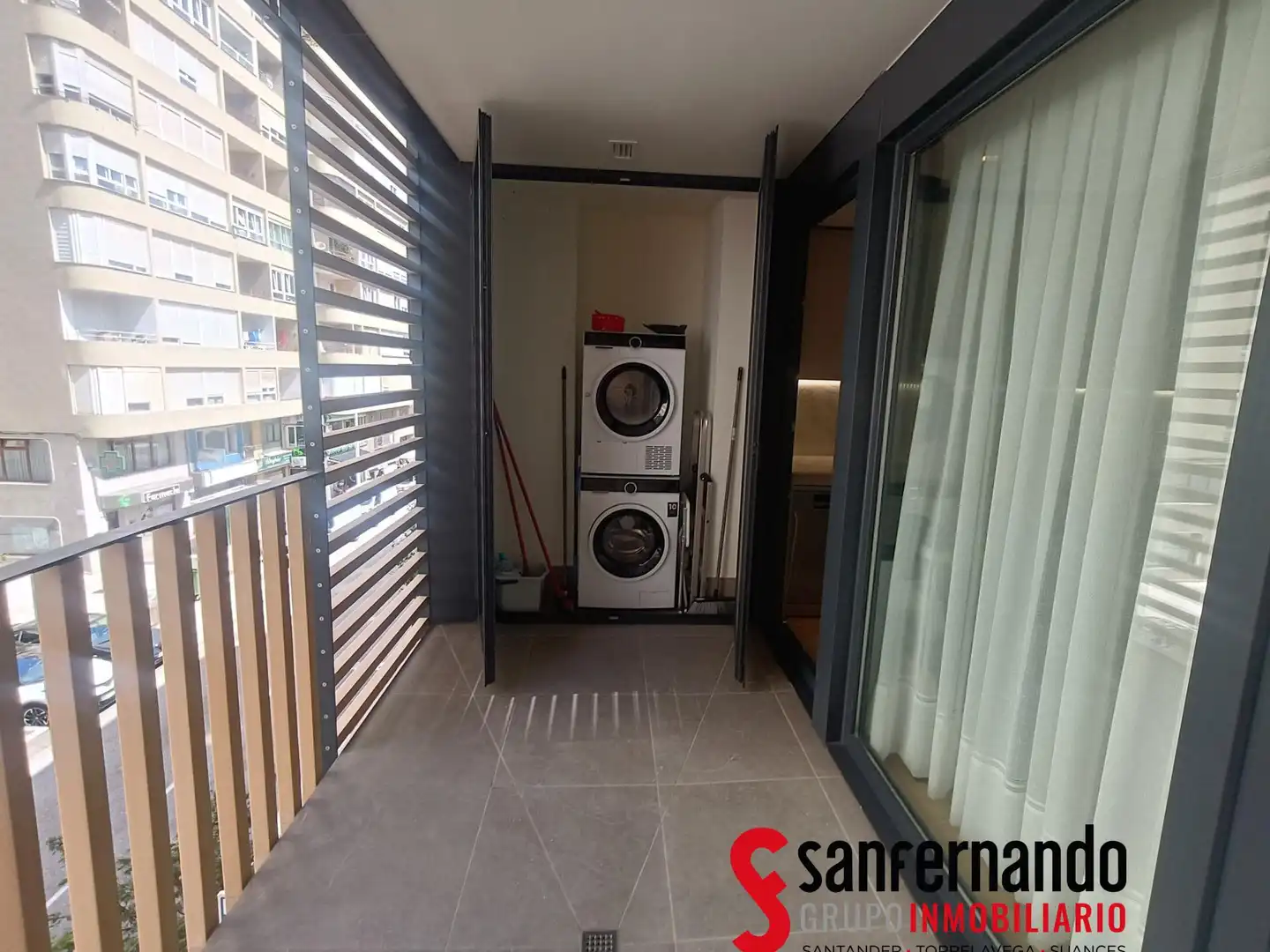 Terrasse von Wohnung zur Miete in Santander mit Heizung, Möbliert und Balkon