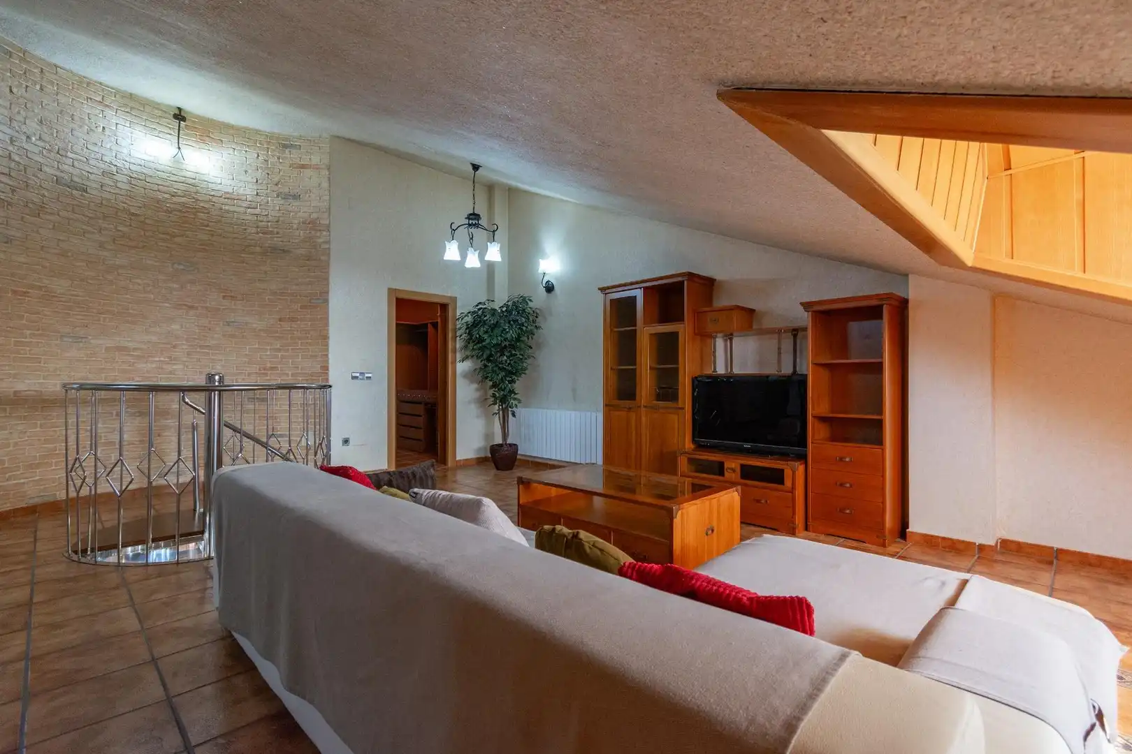 Sala de estar de Casa o chalet en venta en Fuente Álamo de Murcia con Aire acondicionado, Calefacción y Parquet