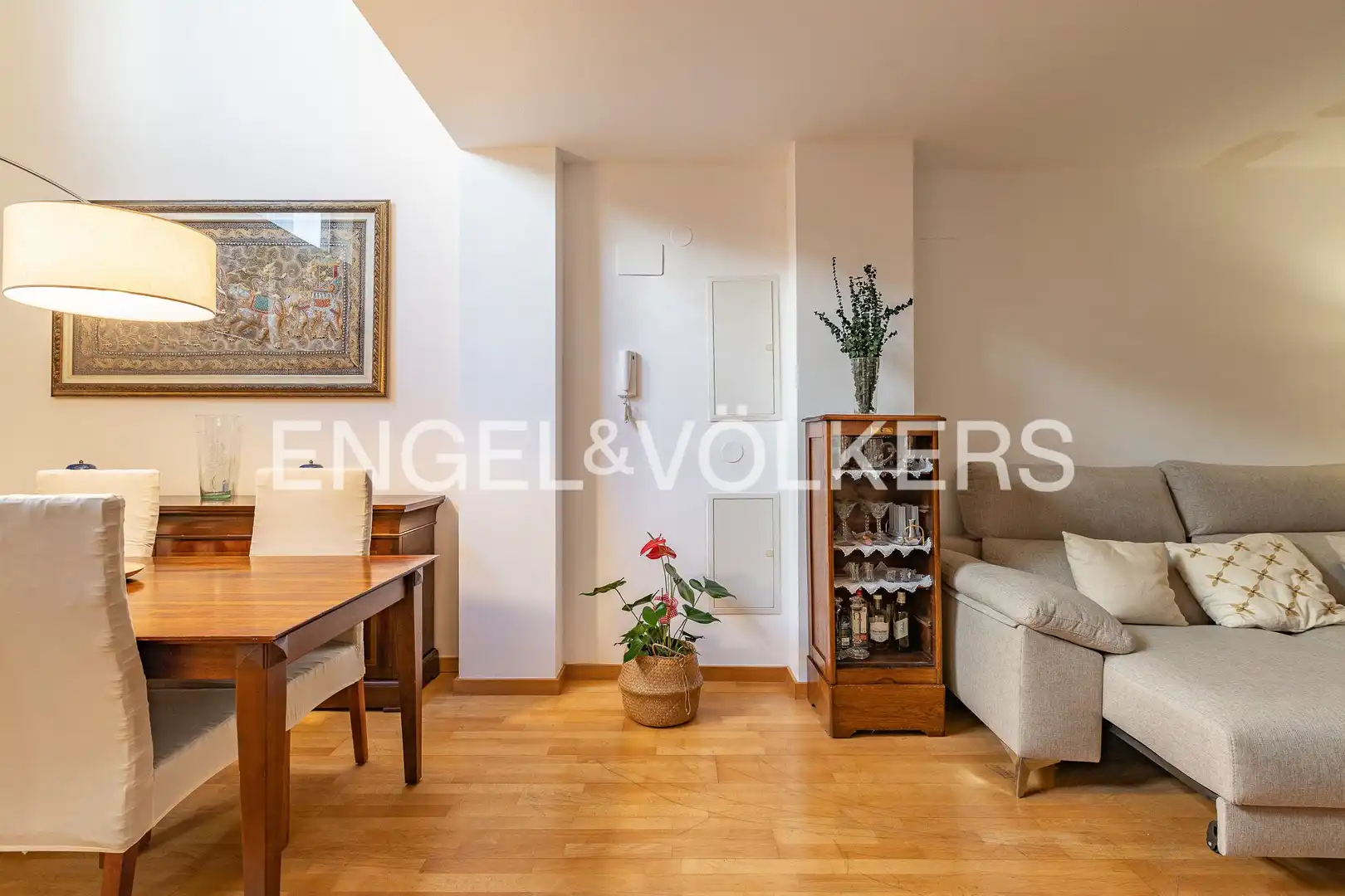 Sala de estar de Piso en venta en Barcelona con Aire acondicionado, Calefacción y Parquet