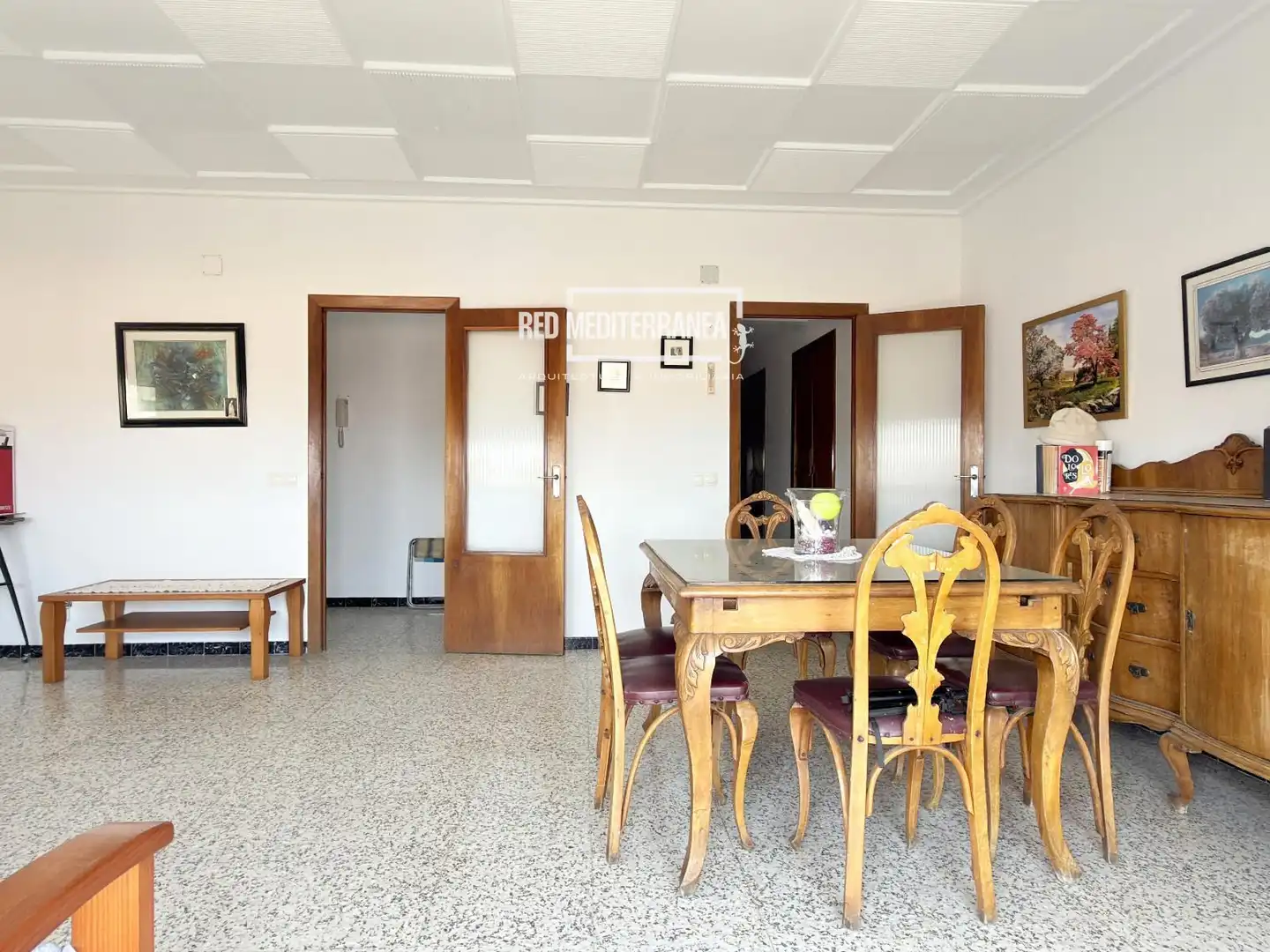 Menjador de Pis en venda en Gandia amb Terrassa i Balcó