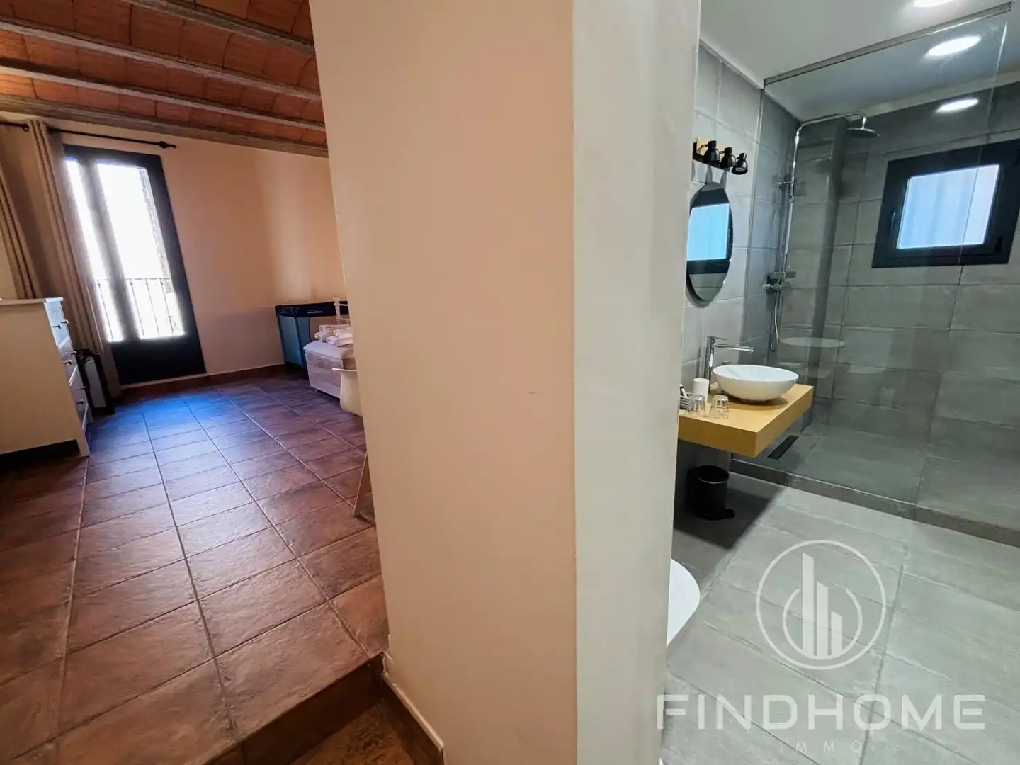 Bathroom of Country homes for sale in Les Preses  with Air Conditioner, Private garden and Terrace