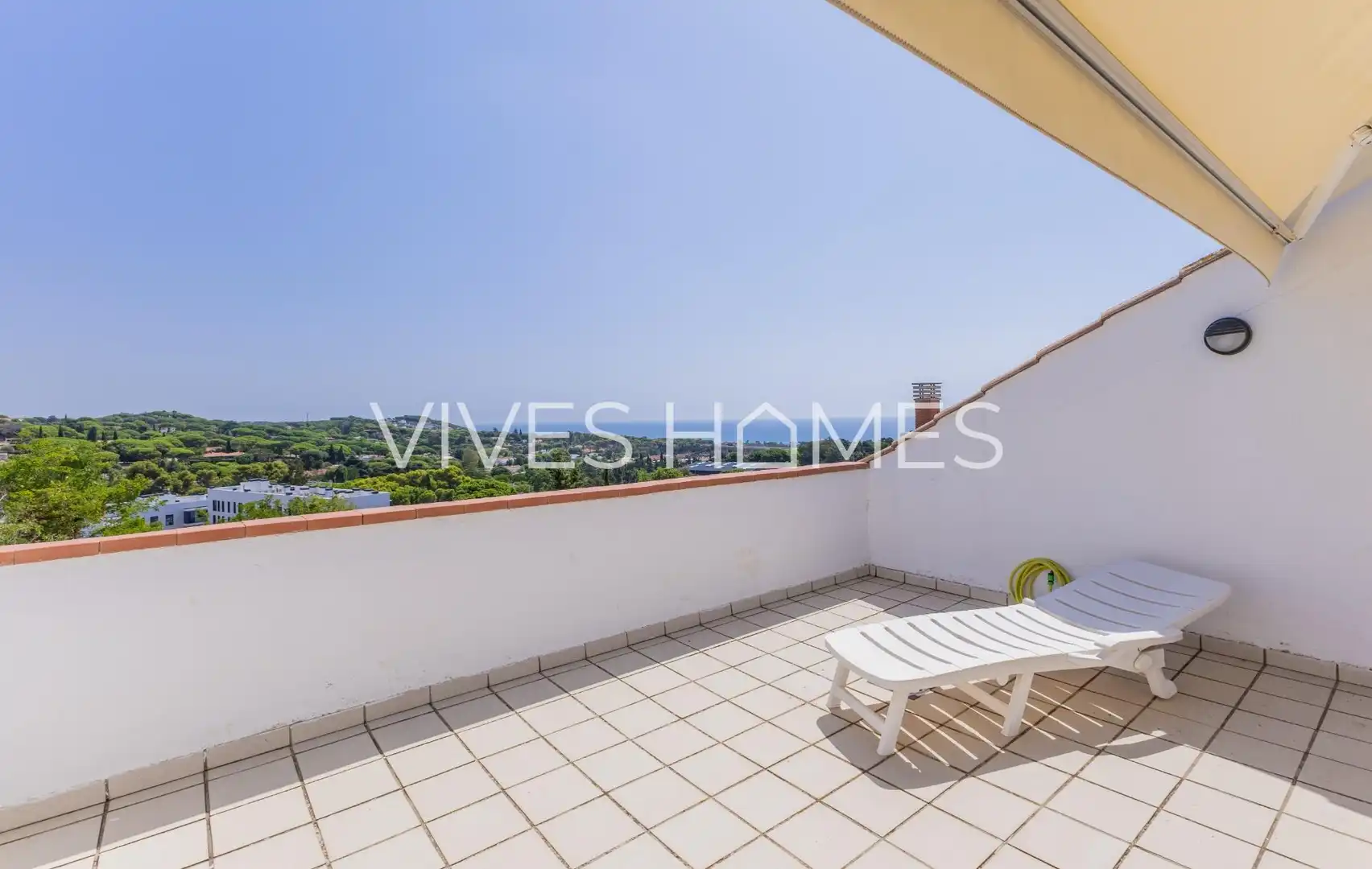 Terrassa de Casa adosada en venda en Sant Andreu de Llavaneres amb Calefacció, Jardí privat i Terrassa