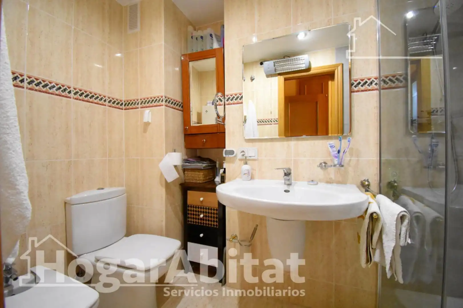 Bathroom of Flat for sale in Dénia  with Air Conditioner, Heating and Terrace