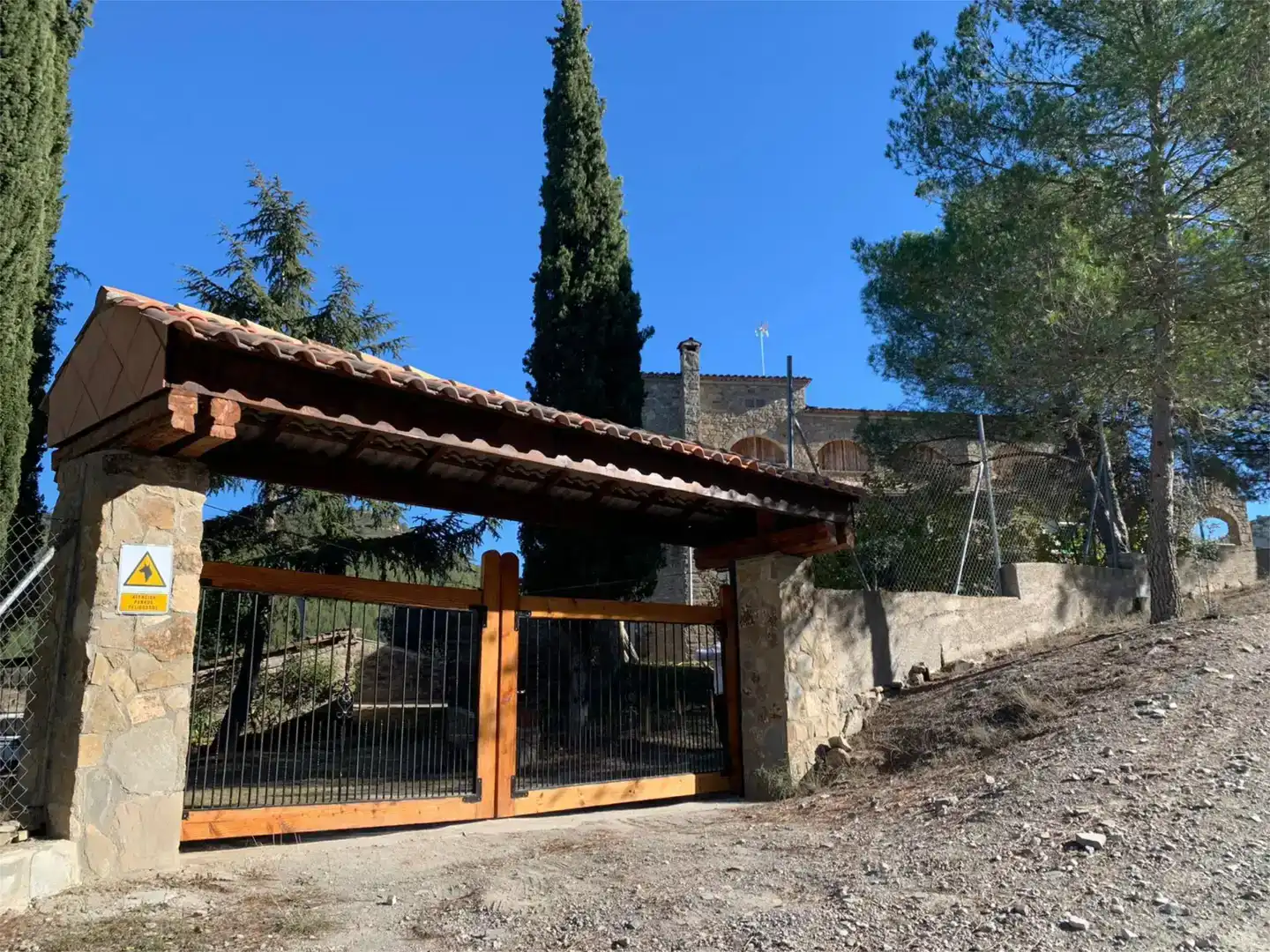 Vista exterior de Finca rústica en venta en Sant Vicenç de Castellet con Jardín privado, Trastero y Piscina