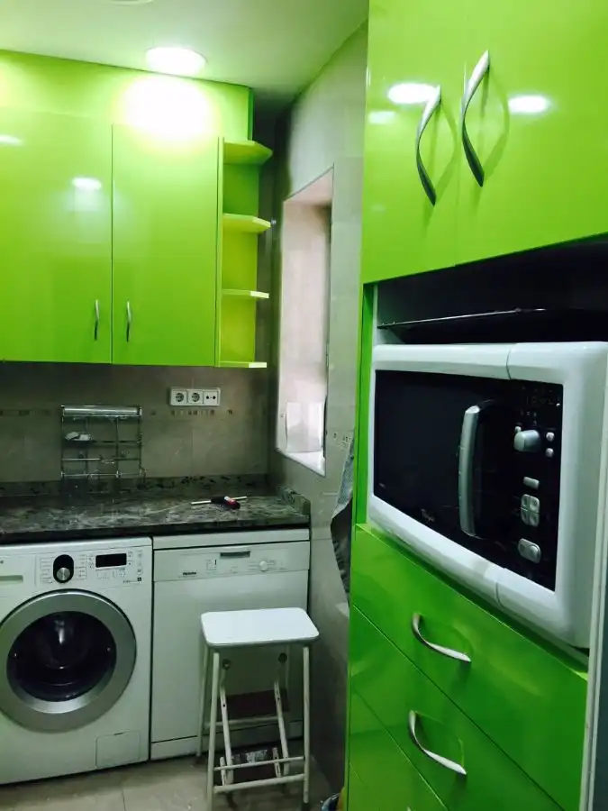 Kitchen of Flat for rent in Madrid  with Air Conditioner and Heating