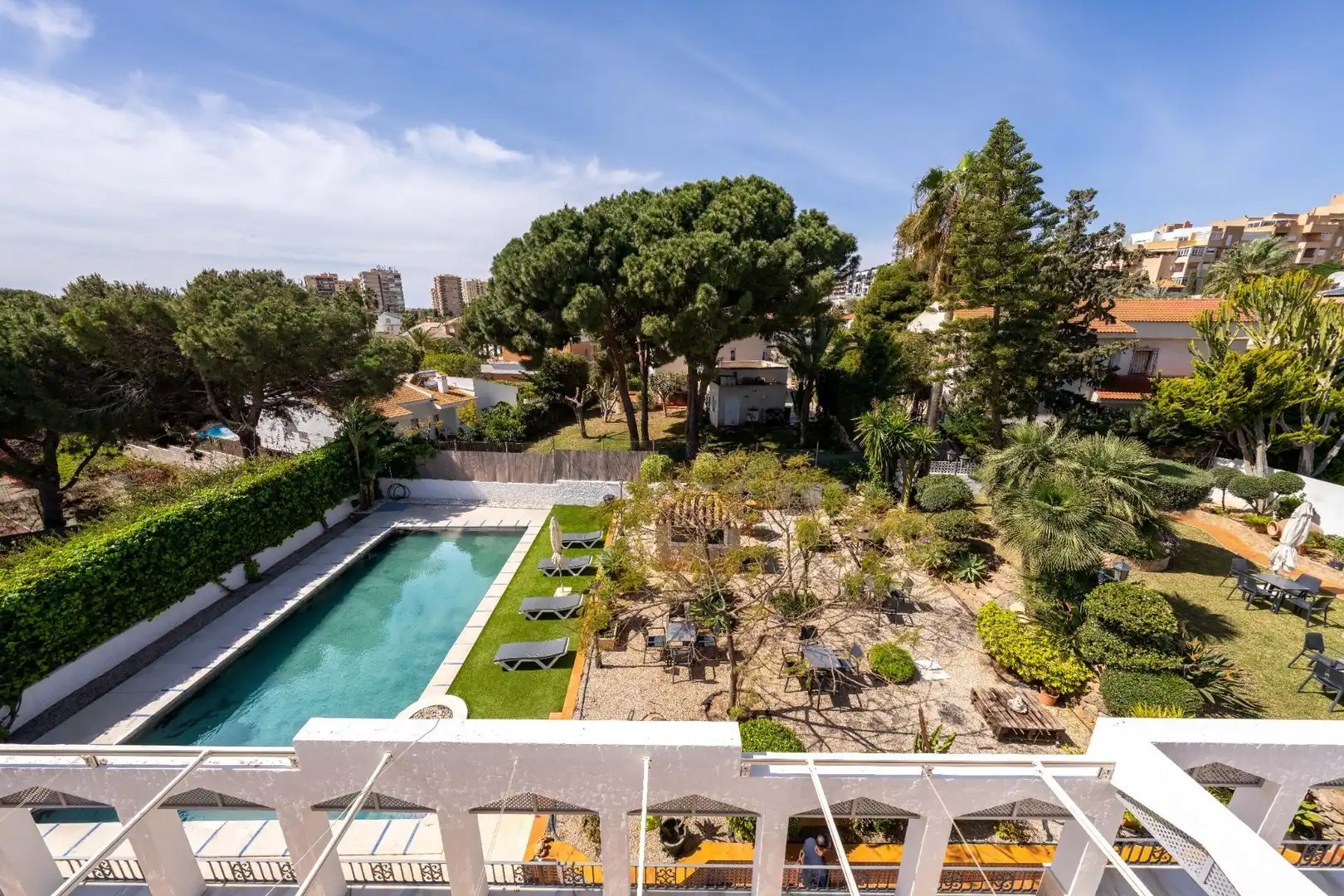 Piscina de Casa o chalet en venta en Roquetas de Mar con Aire acondicionado, Calefacción y Jardín privado
