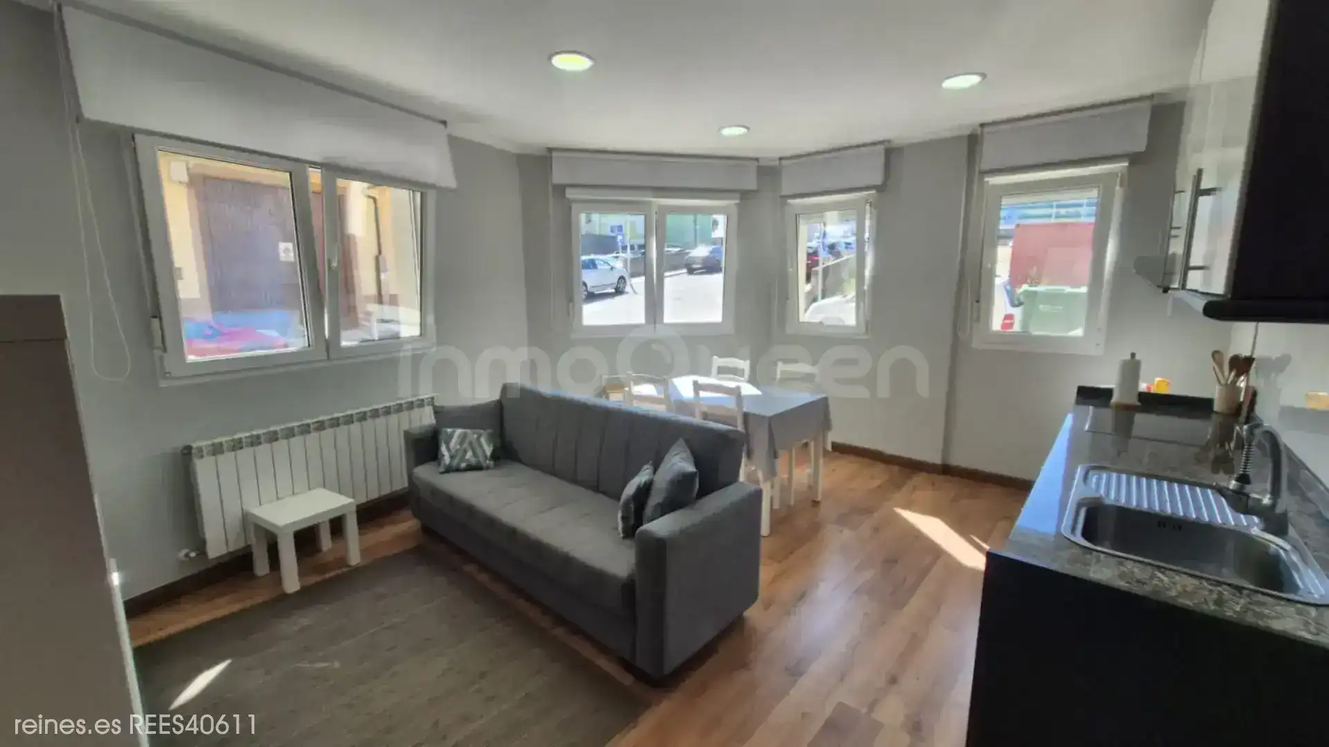Living room of Flat for sale in Foz  with Heating and Furnished