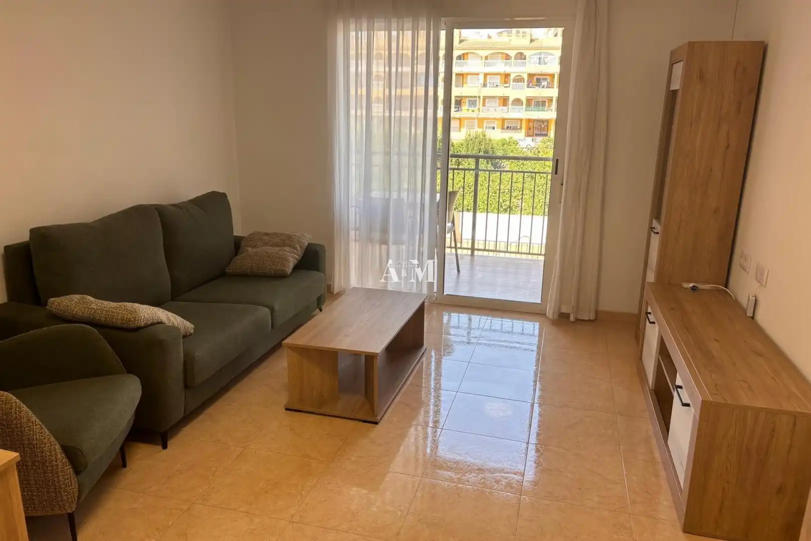 Living room of Flat for rent in Almoradí  with Air Conditioner, Heating and Terrace