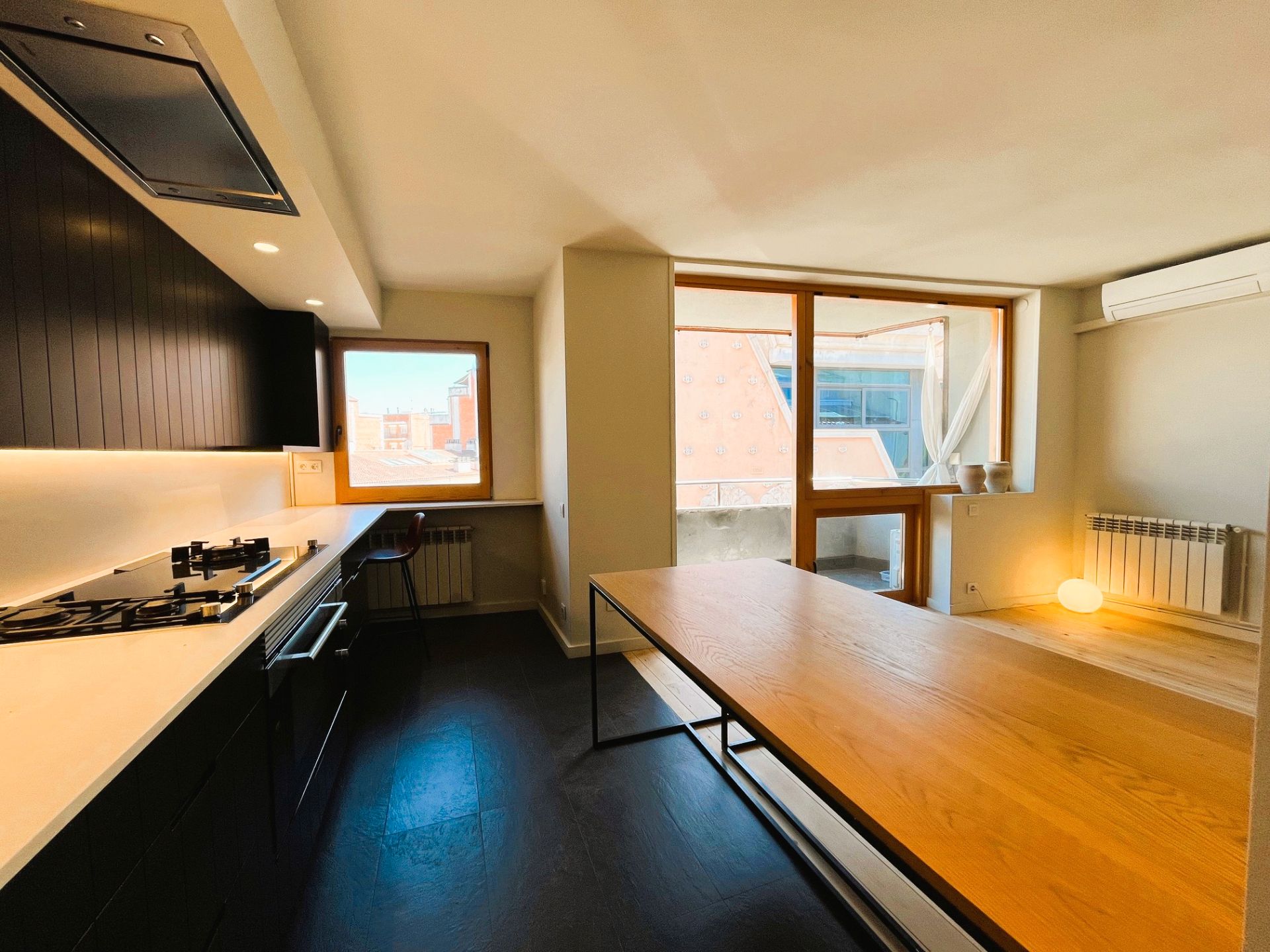Kitchen of Flat to rent in Sant Cugat del Vallès  with Air Conditioner, Terrace and Furnished