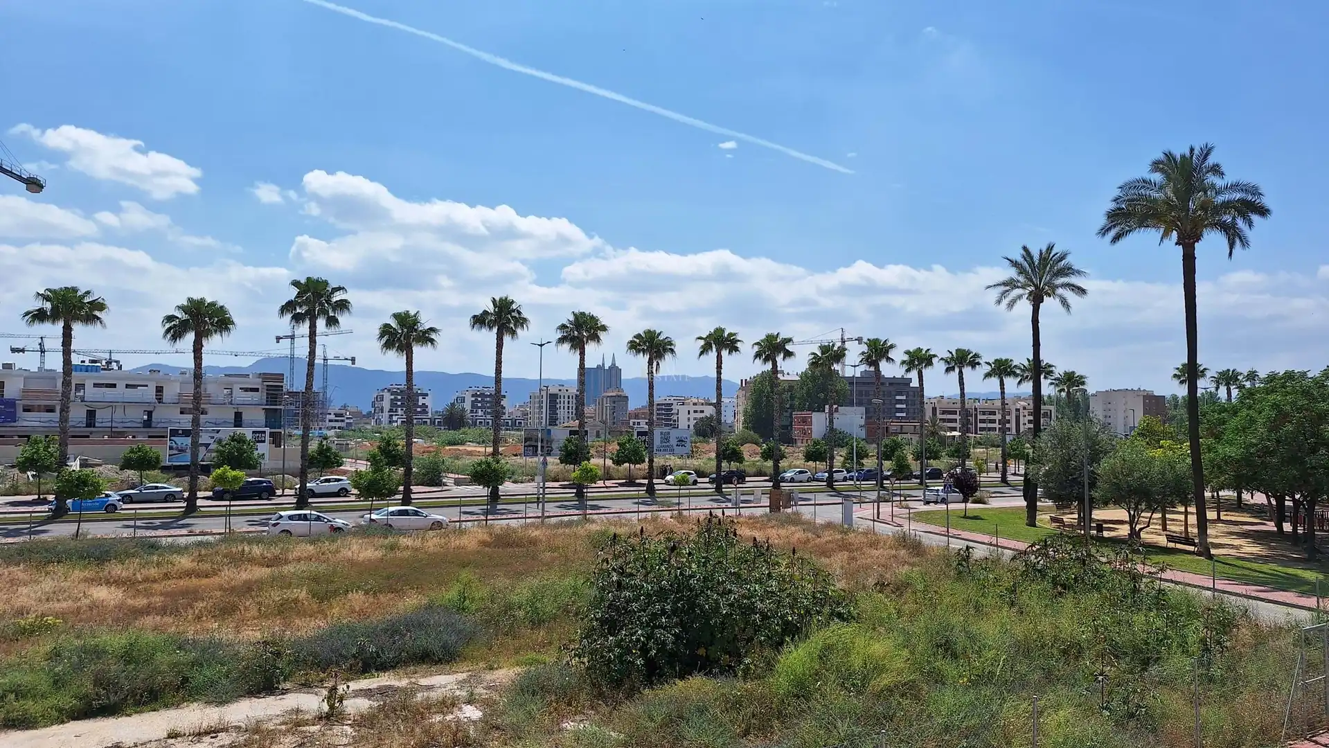 Vista exterior de Piso en venta en Murcia con Aire acondicionado, Trastero y Balcón