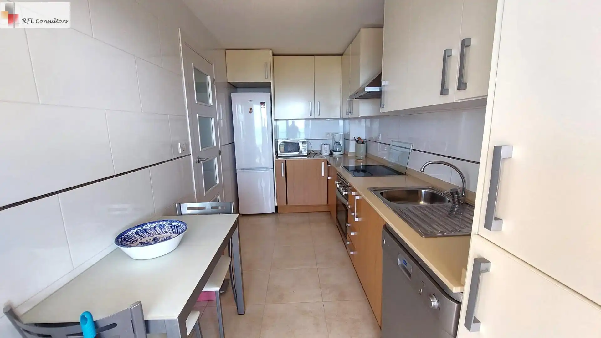 Cocina de Apartamento de alquiler en Torreblanca con Jardín privado, Terraza y Amueblado