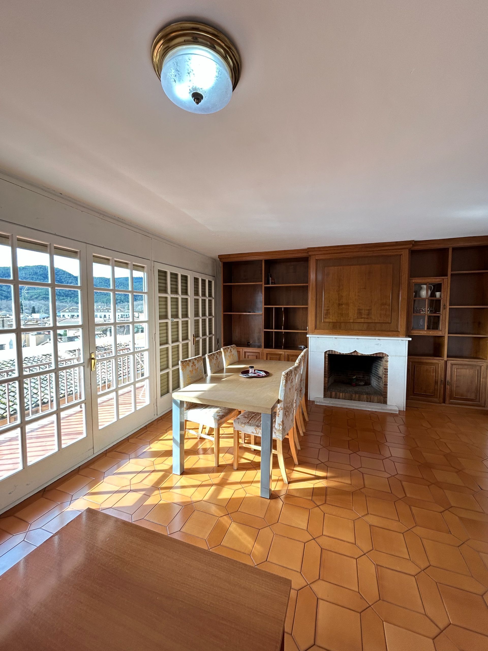 Dining room of Flat for sale in Santa Coloma de Farners  with Air Conditioner, Heating and Terrace