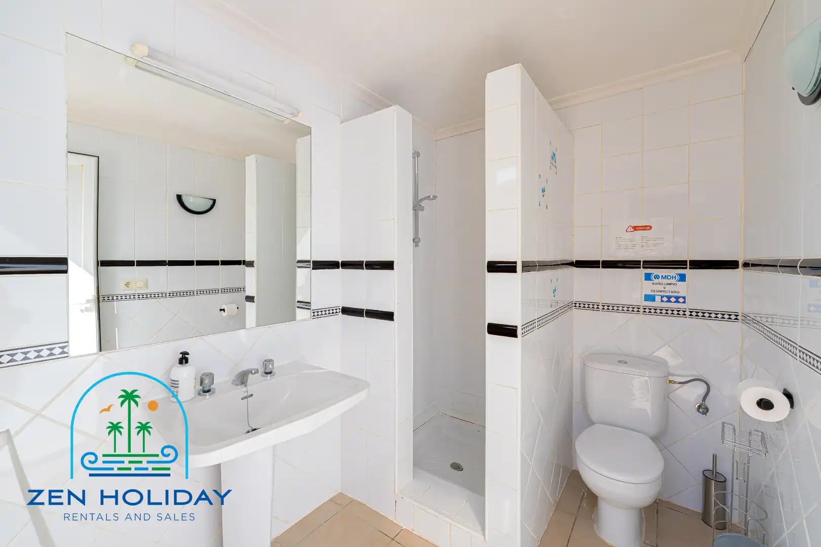 Baño de Casa o chalet en venta en Villajoyosa / La Vila Joiosa con Aire acondicionado, Calefacción y Jardín privado