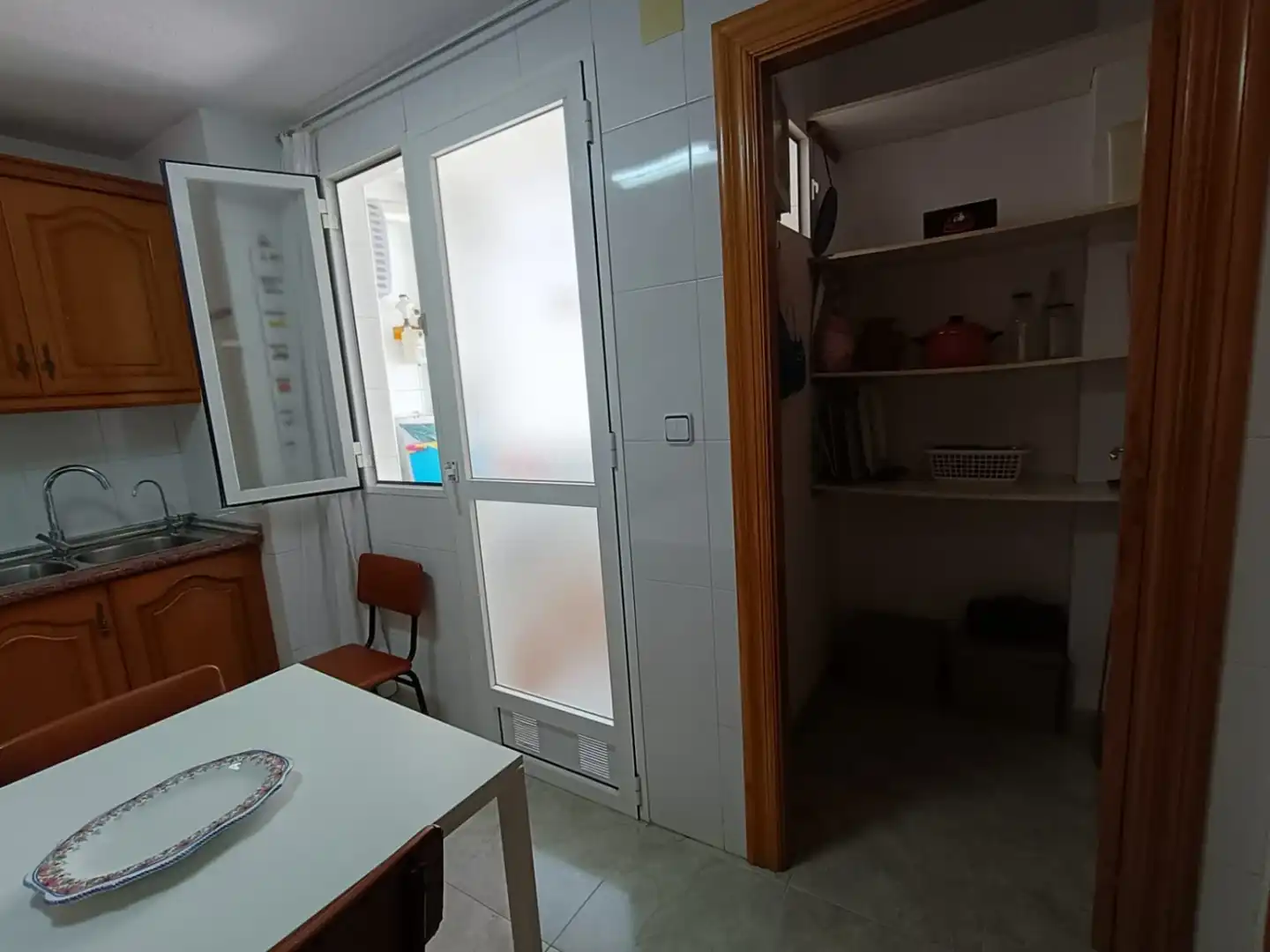Cuina de Pis de lloguer en Murcia amb Aire condicionat, Calefacció i Moblat