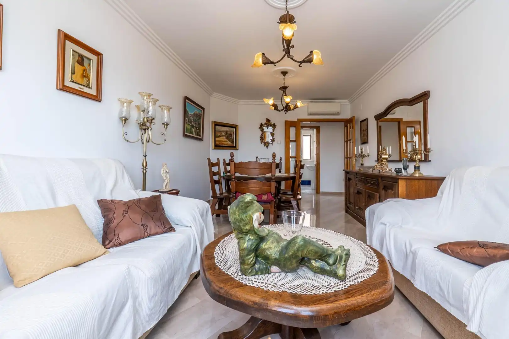 Bedroom of Flat for sale in Granada  with Air Conditioner, Heating and Terrace