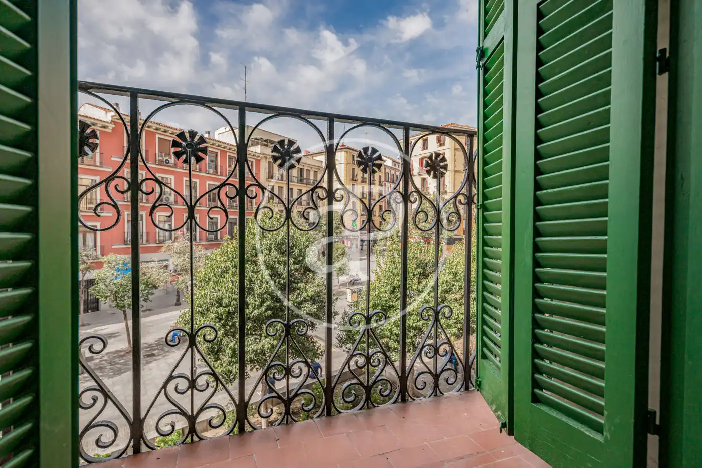 Balcony of Flat for sale in Madrid  with Air Conditioner, Heating and Furnished