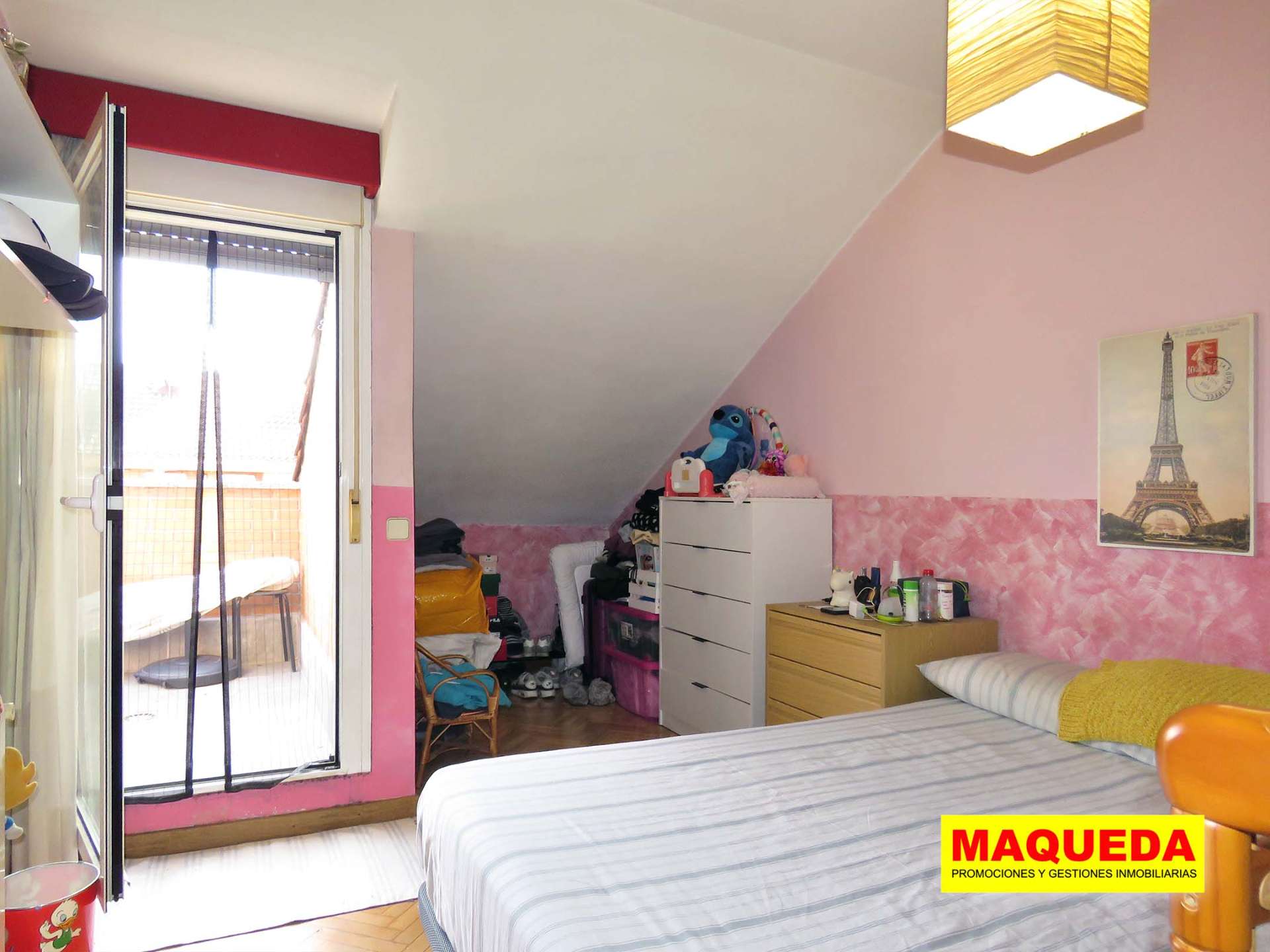 Schlafzimmer von Maisonette zum Verkauf in Alcorcón mit Klimaanlage, Heizung und Parkett