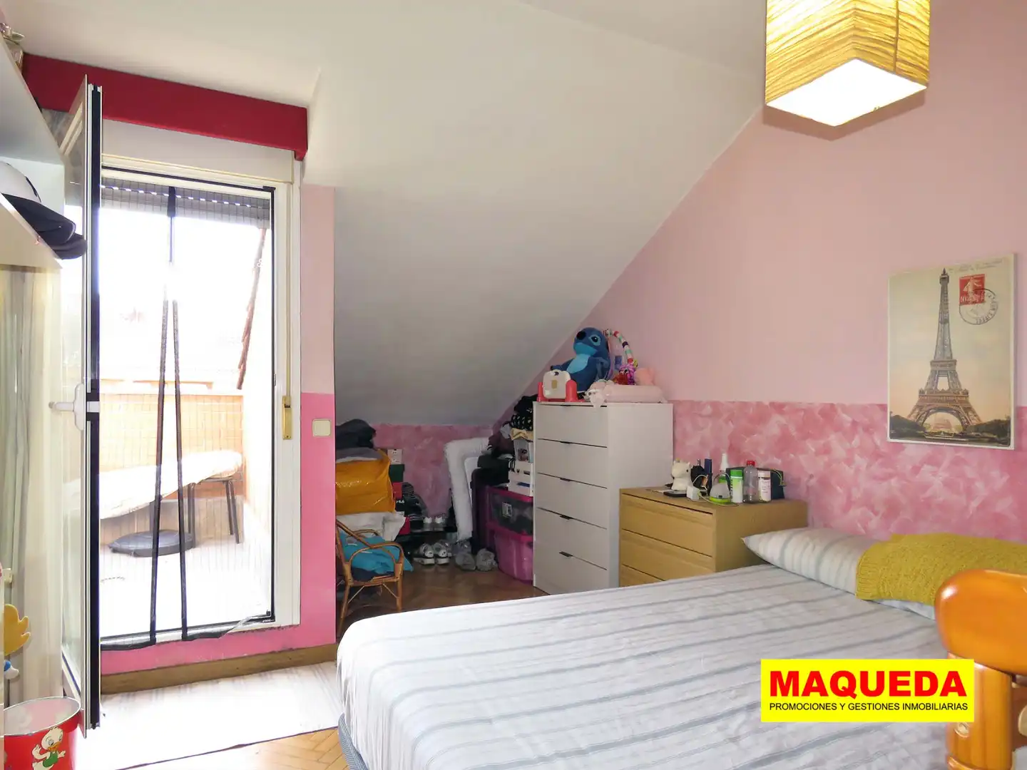 Schlafzimmer von Maisonette zum Verkauf in Alcorcón mit Klimaanlage, Heizung und Parkett