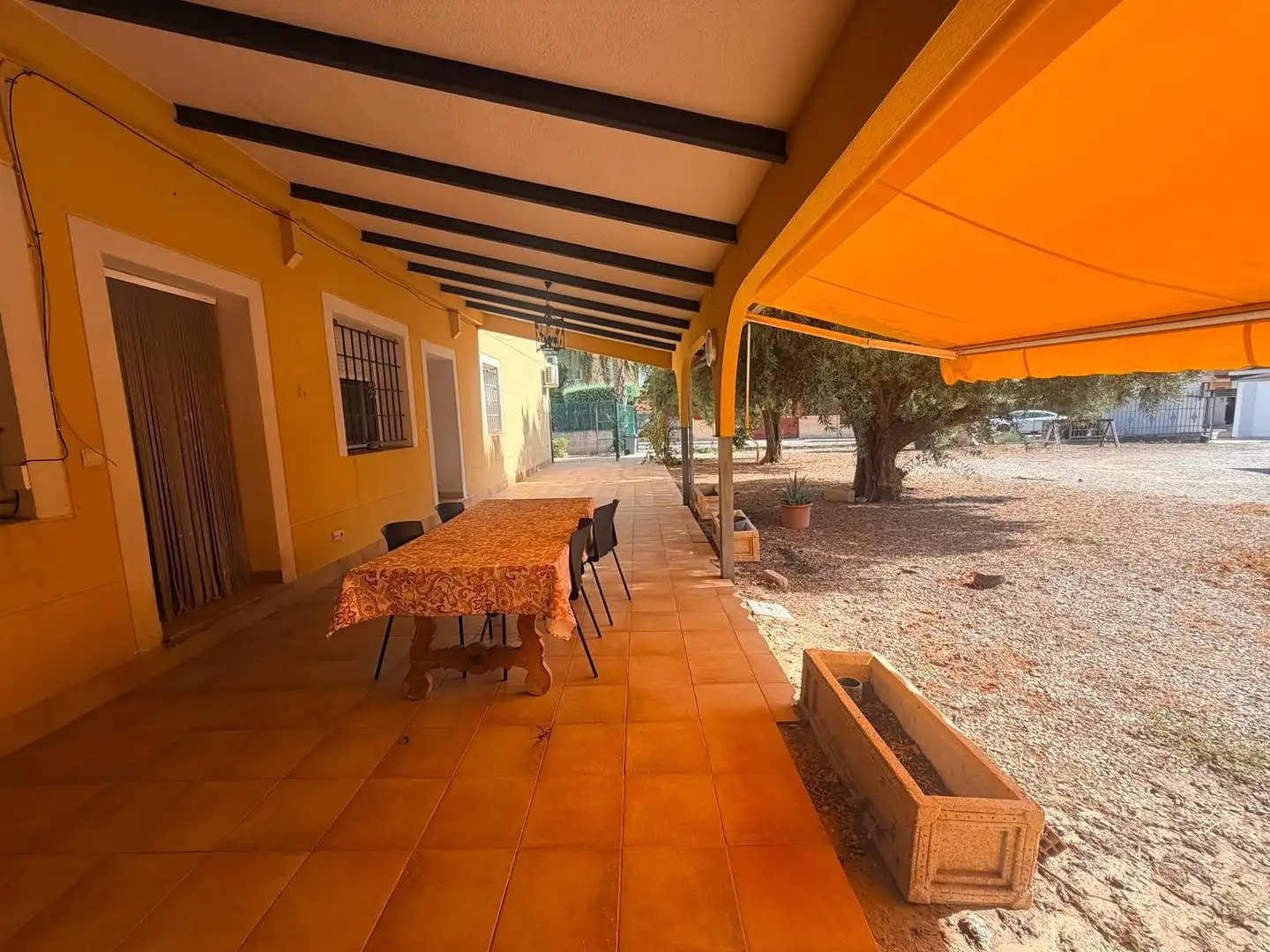 Terraza de Casa o chalet de alquiler en Elche / Elx con Aire acondicionado, Calefacción y Jardín privado
