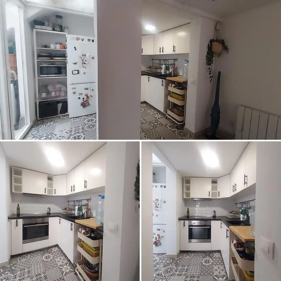 Kitchen of Houses for sale in Barcelona  with Air Conditioner, Heating and Parquet flooring