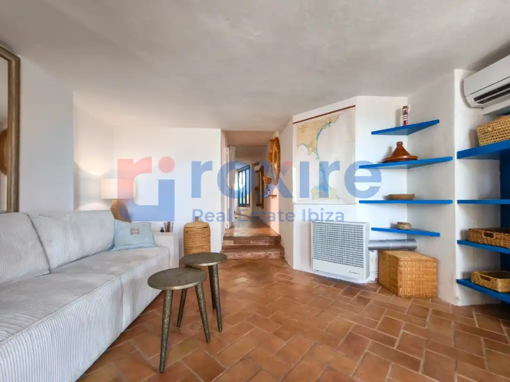 Sala de estar de Casa adosada de alquiler en Sant Josep de sa Talaia con Aire acondicionado, Terraza y Amueblado