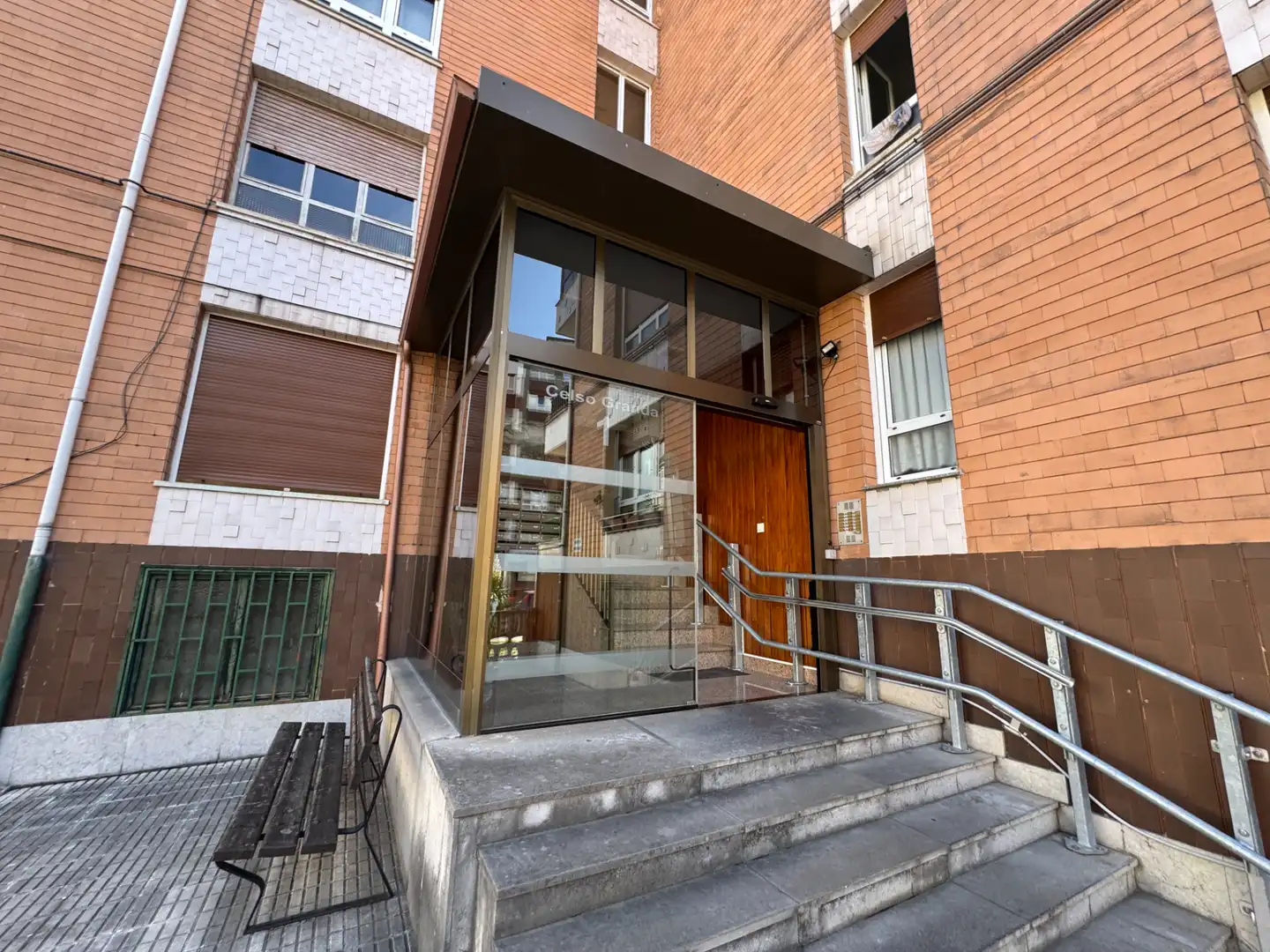 Exterior view of Flat for sale in Lena  with Heating, Terrace and Oven