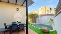 Terrace of Single-family semi-detached for sale in El Masnou  with Air Conditioner, Heating and Private garden