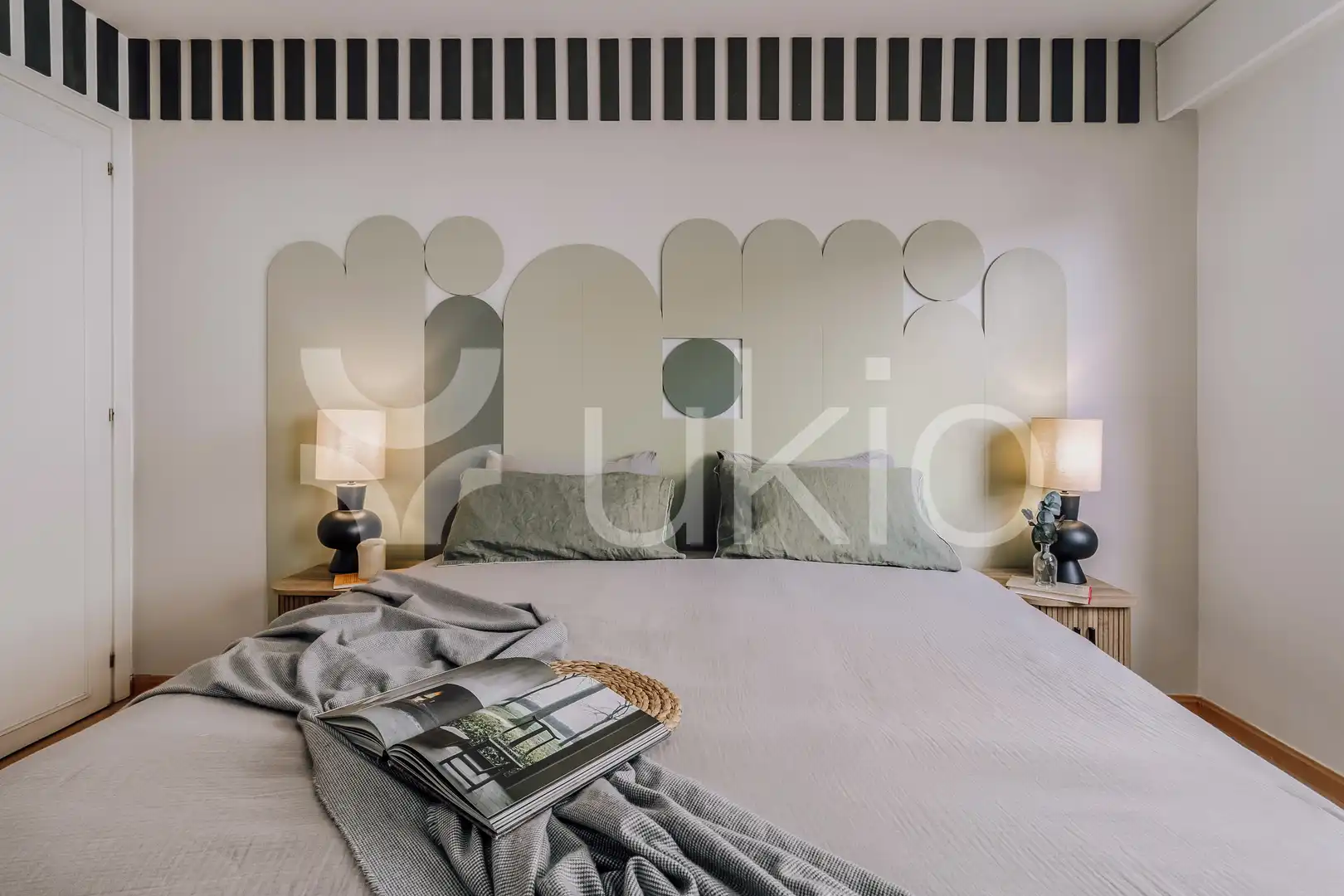 Habitación de Apartamento de alquiler en Madrid con Aire acondicionado, Calefacción y Amueblado
