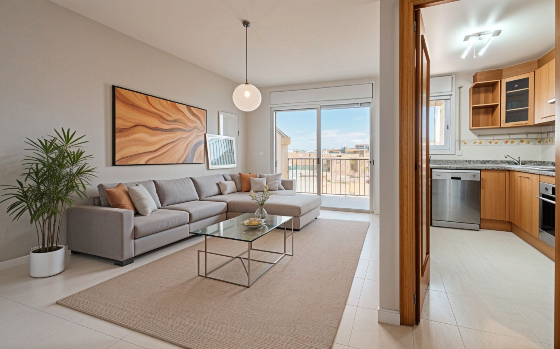 Sala d'estar de Dúplex en venda en Girona Capital amb Aire condicionat, Calefacció i Terrassa