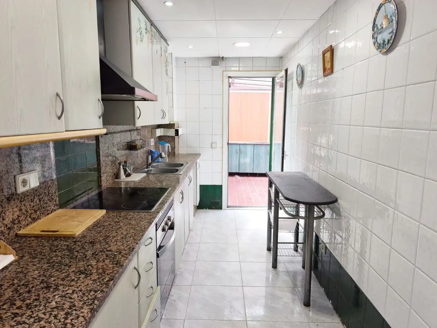 Cocina de Piso en venta en Lloret de Mar con Calefacción, Jardín privado y Terraza