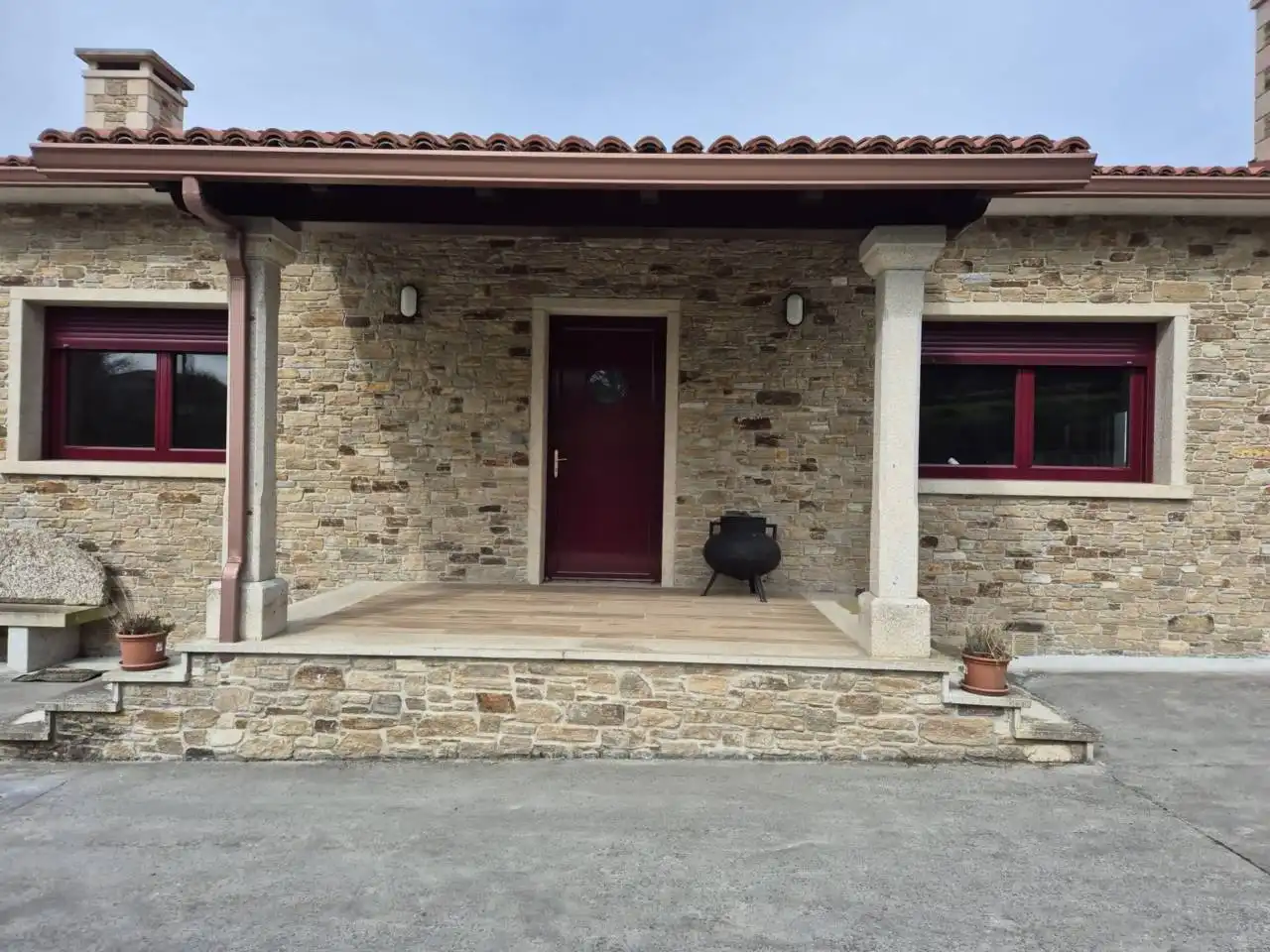 Vista exterior de Casa o chalet de alquiler en Vilasantar con Jardín privado