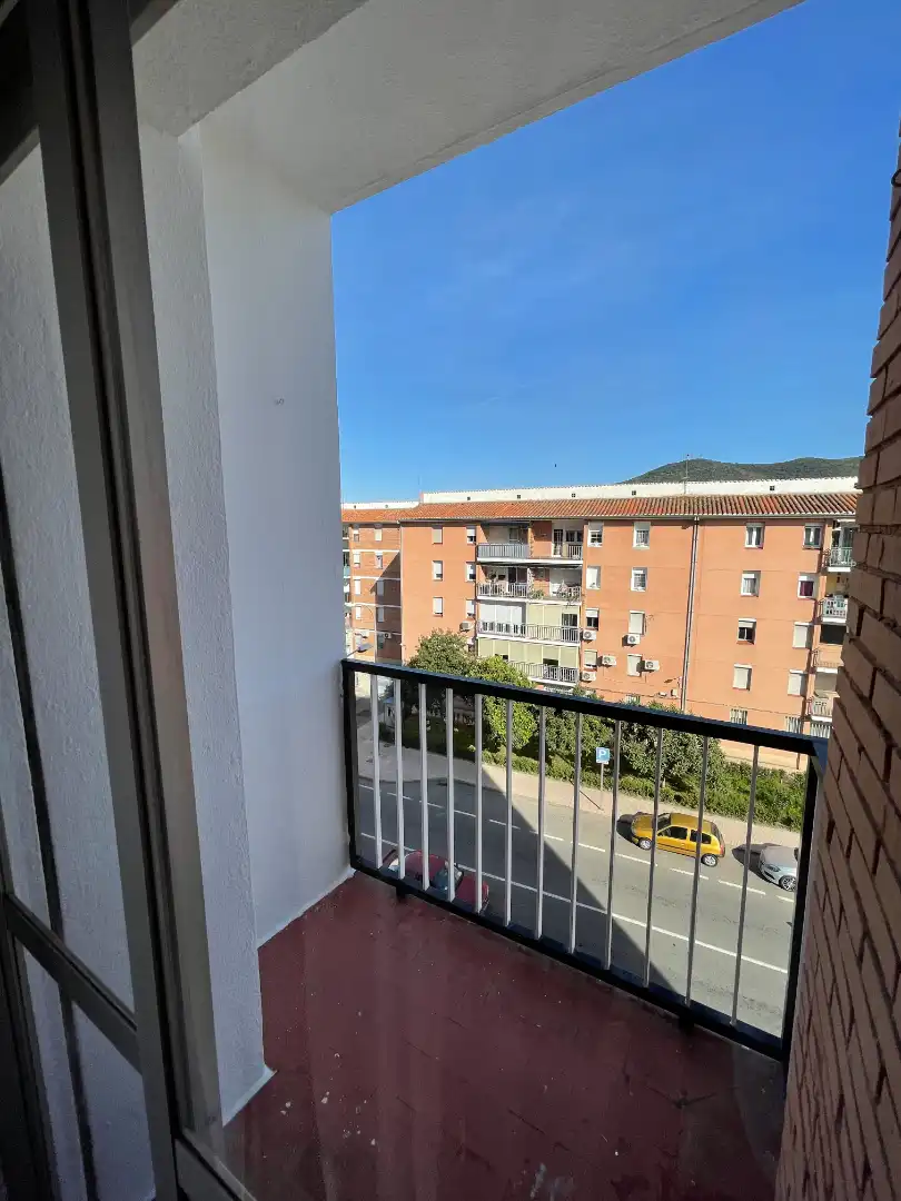Balcony of Flat for rent in Plasencia  with Air Conditioner, Terrace and Furnished